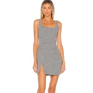 Amanda Uprichard Amabella In Houndstooth Dress size Small